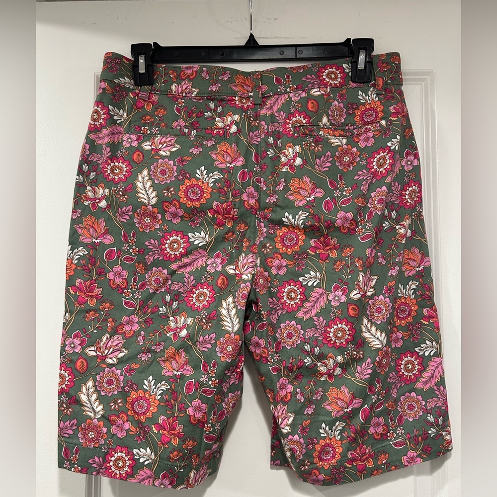 St. John’s Bay Floral Bermuda Shorts - Picture 6 of 8
